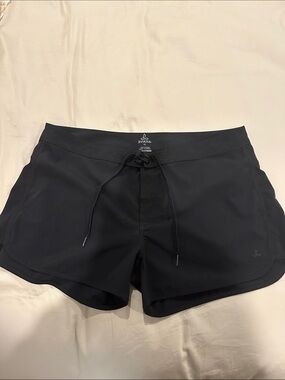Prana Black Athletic Drawstring Shorts